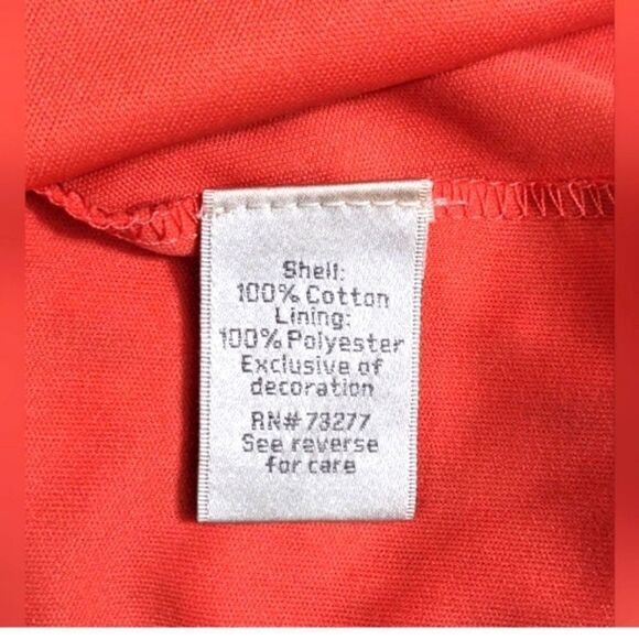 Lauren Conrad Crochet Sleeveless Scoopneck Dress Orange Sz Small - Picture 8 of 10